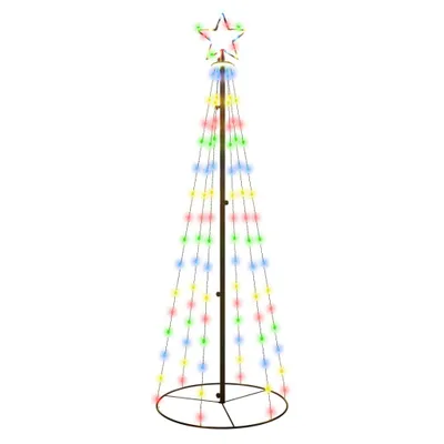 Zdjęcie produktu dla vidaXL Choinka LED w kształcie stożka wielokolorowa 108 LED 70x180 cm