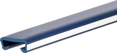 Obrázek produktu pro QUEST Schodišťové madlo PVC 40x8 mm, 1m, zábradlí na schody LUX, plastové zábradlí, bílá