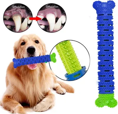 Produktbild von Hund Molar Stick Haustier Mund Kauen Reinigung Saubere Zähne Zahnbürste Bürsten Spielzeug