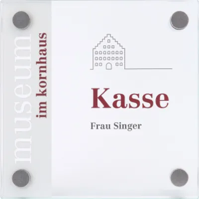 Produktbild von Türschild, Galerie, 150 x 150 mm, 1 Stk.
