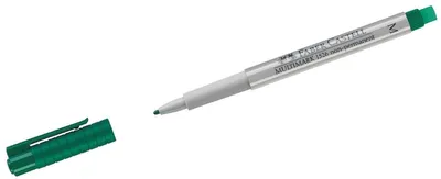 Produktbild von FABER-CASTELL Marker Multimark non-perm. M grün 10Stk