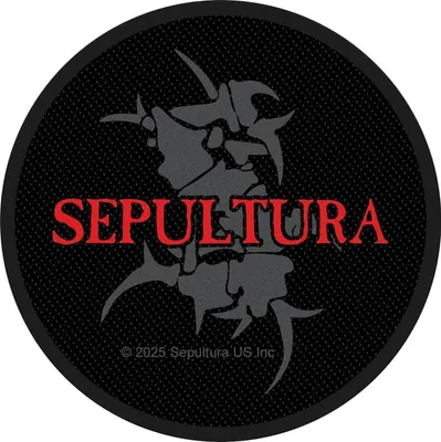 Image de Ecusson Sepultura Logo & Tribals multicolore Standard