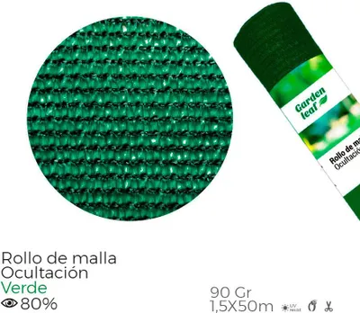 Image de Filet Occultant Vert Edm Occultation Verte 90gr 1,5x50m - Edm
