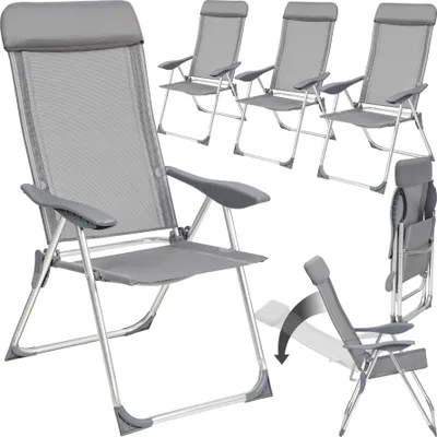 Produktbild von 4er Set Gartenstuhl Maurine klappbar 73 x 59 x 110 cm