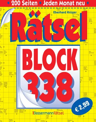Produktbild von Rätselblock 338 (5 Exemplare à 2,99 EUR)