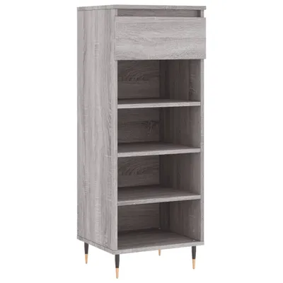 Produktbild von Schuhschrank Grau Sonoma 40x36x105 cm Holzwerkstoff