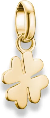 Produktbild von Thomas Sabo Charm-Anhänger Glücksklee Connect Vergoldet CC1202-413-39