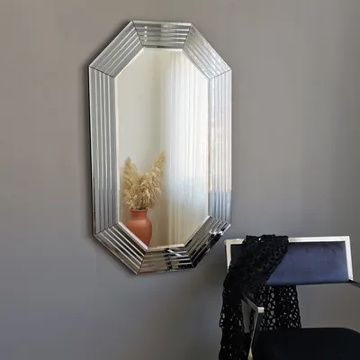 Produktbild von Skye Decor, A311D- A311DNOS, Silber, Wandspiegel, 100x60 cm, 100% MDF