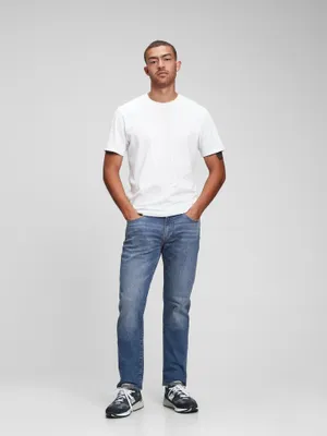 Produktbild von GAP Jeans Regular Fit Straight Leg Five-Pocket GapFlex Baumwolle Blau W32 L32