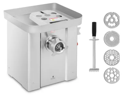 Obrázek produktu pro Expondo Royal Catering Mlýnek na maso – nerezová ocel – 800 kg/h – s zpětným chodem