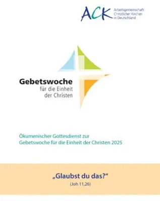 Produktbild von Glaubst du das? Joh 11,26