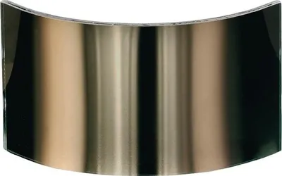 Produktbild von Jutec Weitwinkelscheibe goldbedampft,f. 40 00 382 040PC 100x220mm