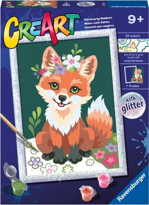 Produktbild von Ravensburger CreArt - MNZ - Flower Fox, Guss-/Mal-Set für Kinder, 9 Jahr(e), Mehrfarbig