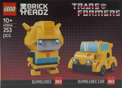 Produktbild von LEGO® BrickHeadz 40804 Bumblebee Mech & Fahrzeug
