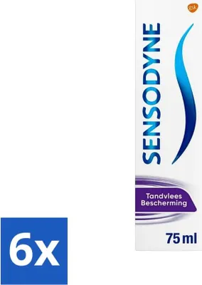 Produktbild von Sensodyne Zahnpasta Zahnfleischschutz 75 ml - Vorteilspack - 6 Stücke