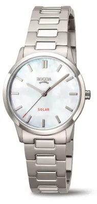 Produktbild von Boccia Damen Armbanduhr Solar 3363-03 Titan