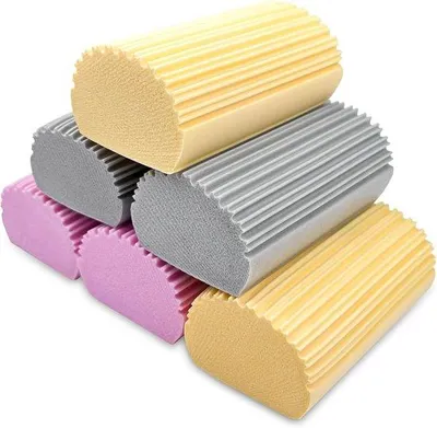 Produktbild von Famanu Reinigungsschwamm Set von 6 - Waschbare und absorbierende Schwämme für Auto und Haushalt