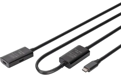 Image de Digitus DA-73109 DIGITUS Verlängerungskabel USB-C->USB-C St./Bu. 5G   10,00m