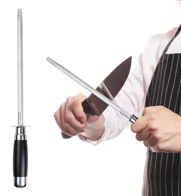 Productafbeelding van Wetzstaal 20 cm, wetstaaf voor professionele messen