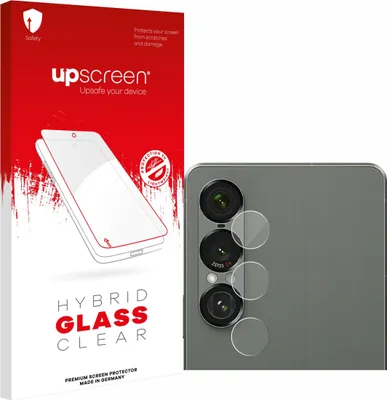 Produktbild von upscreen Schutzglas für Sony Xperia 1 VII (NUR Kameraschutz) Schutzfolie Panzer Folie Glas Display Schutz klar