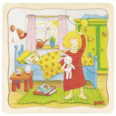 Obrázok produktu pre Vrstvové puzzle Môj deň, 20 x 20 x 1,5 cm