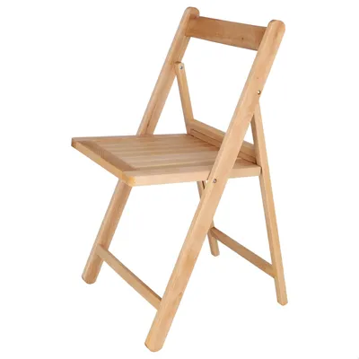 Klappstuhl aus Holz, 42x47x79 cm, braun, klappbar