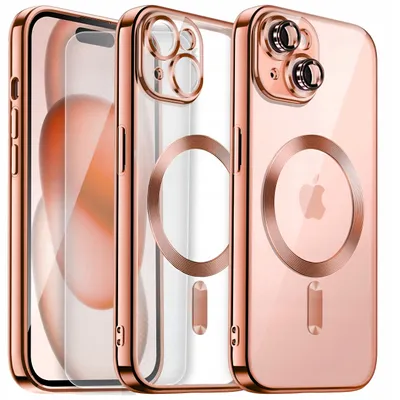 Zdjęcie produktu dla Etui Do Iphone 13 | 14 Magsafe Case Pokrowiec Obudowa Osłona Aparatu +Szkło
