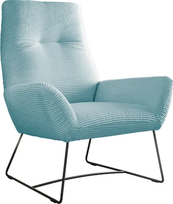 Produktbild von KAWOLA Sessel BISA Cord hellblau