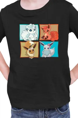 Produktbild von Kinder T-Shirt Japan Manga Anime Comics Pokemon 018, / Schwarz