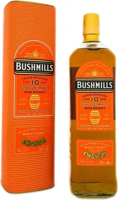 Produktbild von Bushmills 10 Years Sherry Cask + Box 1000ml 46% Vol.