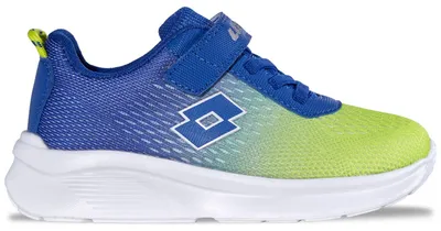 Produktbild von Lotto Relazio K Kinder Low Top Sneaker 2601490K 5063 Blue/Lime, Schuhgröße:29 EU