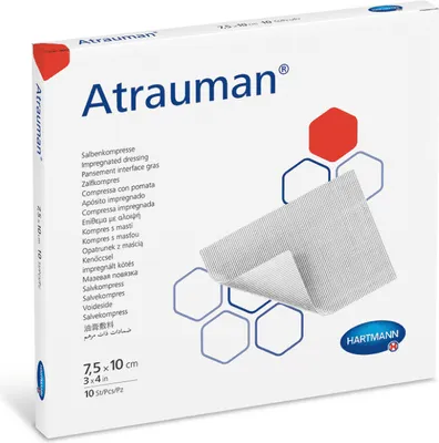 Produktbild von Hartmann Atrauman Salbenkompressen steril 5x5 cm - 10 Stück - B00E6WVZRU | Packung (10 Stück)