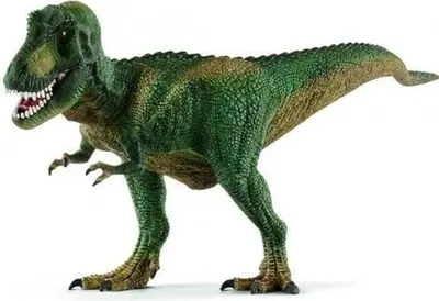 Zdjęcie produktu dla Figurka tyranozaura, zielona z realistycznymi detalami, ruchoma szczęka, Schleich 14587 Dinosaurs, zabawka dla dzieci od 4 lat