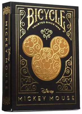 Produktbild von Bicycle® Kartendeck - Disney Mickey Mouse Black and Gold Kartenspiel Spielkarten Pokerkarten Single Deck