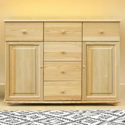 Produktbild von Sideboard, Kommode - Farbe: Natur, Breite: 140 cm