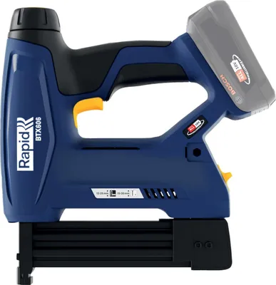 Image de Agrafeuse-cloueuse BTX606 sans fil - 18 V - pour agrafes 606/12-25 mm - 8/15-25 mm - Boite - RAPID-ISABERG - 5001505