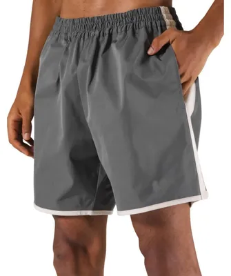 Immagine prodotto di Elzusha - Pantaloncini sportivi da uomo, tinta unita, ideali per l'allenamento e il tempo libero