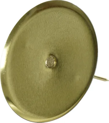 Produktbild von Kaemingk Adventskerzenhalter Ø 8 cm hellgold ohne Dorn, 4 Stück