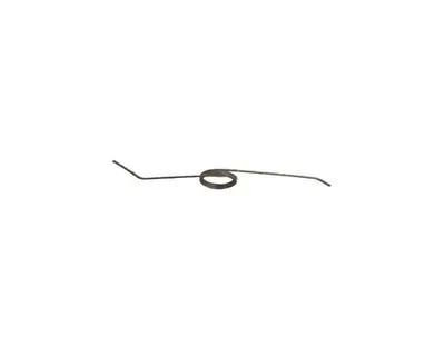 A single metal spring is shown against a white background.