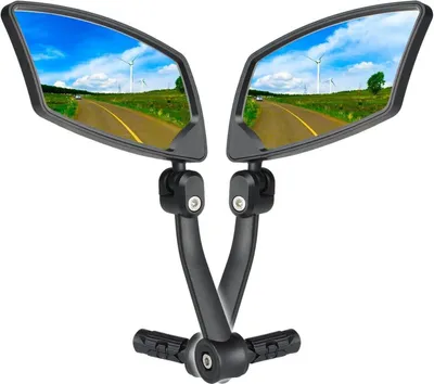 Obrázok produktu pre Zrkadlo na bicykli s vysokým rozlíšením konvexné sklenené zrkadlo e-bike zrkadlo