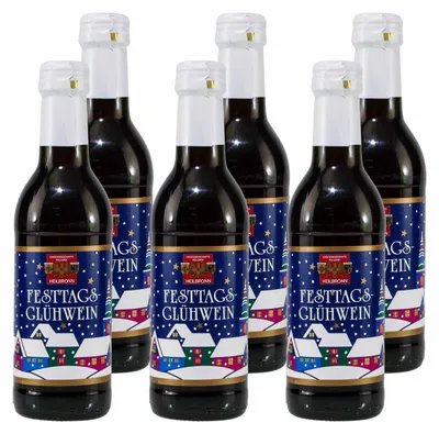 Produktbild von Festtags-Glühwein Rot (24 x 0,25L)