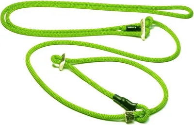 Produktbild von Hunting Profi lautlos Umhängeleine 8mm mit Zugbegrenzung 280cm neon grün