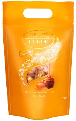 Produktbild von Lindt Lindor Kugeln Vollmilch Caramel 1kg