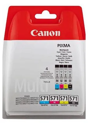 Produktbild von Canon Ink CLI-571 Multipack 4er