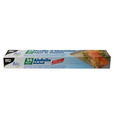 Obrázok produktu pre PapStar 14020 Alufolie - 20 m x 30 cm, Faltschachtel