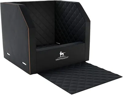 Produktbild von Cargo Hundebox Auto Hunde Autositz Hundetransportbox Transportbox Hund Vordersitz 45 x 45 x 30cm Schwarz