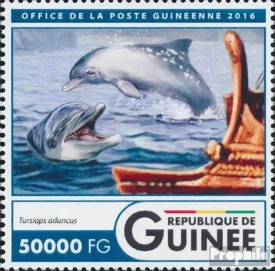 Produktbild von Briefmarken Guinea 2016 Mi 12060 (kompl. Ausgabe) postfrisch Delfine