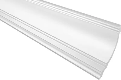 Produktbild von COSCA Deckenleisten aus Ecopolymer - Stuckleisten hochdichtes Styropor, extrem widerstandsfähig - (2 Meter CK4) Eckleisten Deckenprofile Eckprofile