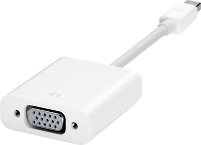 Zdjęcie produktu dla Apple MB572Z/B, VGA (D-Sub), Mini DisplayPort, Męska, Żeńska, 1080p, Biały