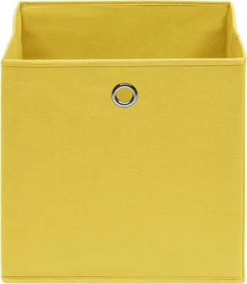 Obrázek produktu pro vidaXL Úložné boxy 10 ks. Netkané 28x28x28 cm Žluté